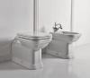 Kerasan Waldorf Miska WC stojąca 65x37cm, czarny połysk 411604